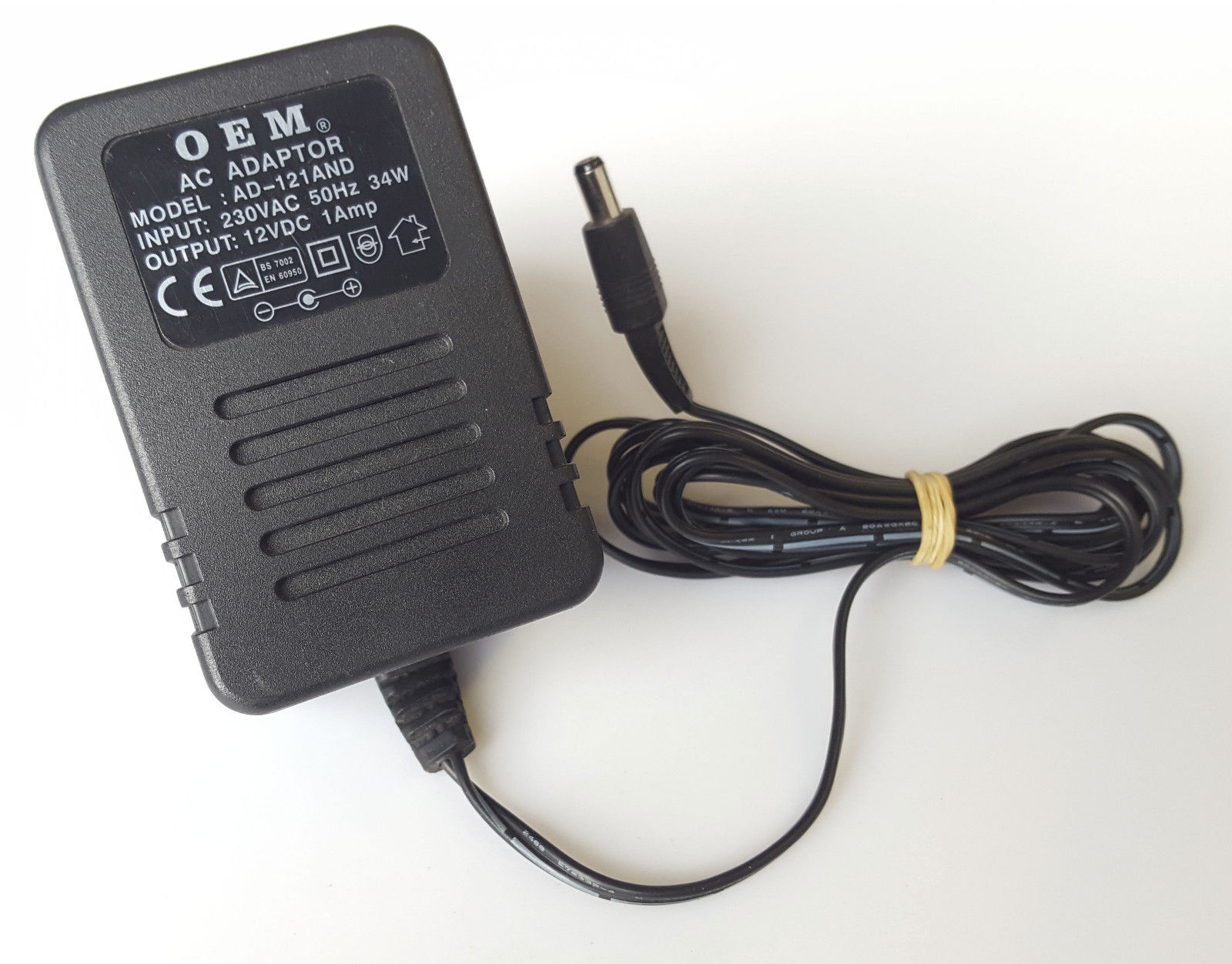 *Brand NEW*OEM 12V 1.0A AC/DC ADAPTER AD-121AND POWER SUPPLY - Click Image to Close